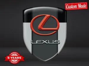 Lexus Wasserfestes Etikett Premium Minimal Professionell